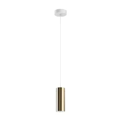 Lampade A Sospensione-Linea Light lampada birba a sospensione cilindro ottone lucido