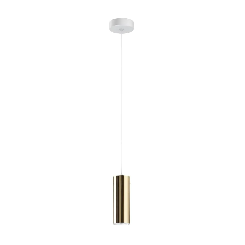 Lampade A Sospensione-Linea Light lampada birba a sospensione cilindro ottone lucido