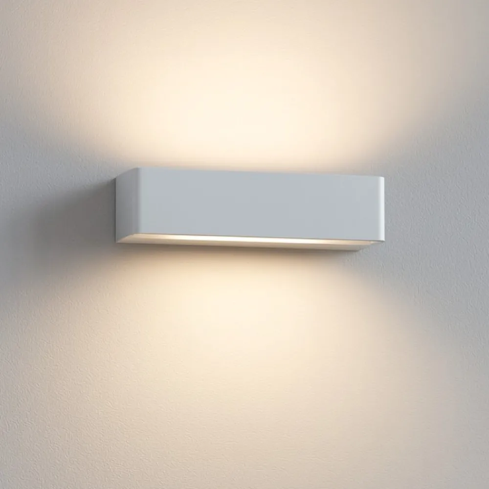 Applique Da Parete-Linea Light metal applique led 11w 3000k bianca moderna