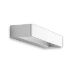 Applique Da Parete-Linea Light metal applique led 11w 3000k bianca moderna