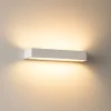 Applique Da Parete-Linea Light metal applique led 20w 3000k bianco moderna