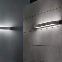 Applique Da Parete-Linea Light metal applique led 20w 3000k bianco moderna
