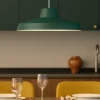 Lampadari Cucina-Linea Light miguel lampadario da cucina verde led 3000k