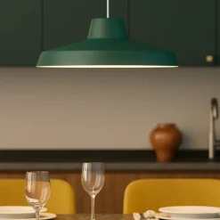 Lampadari Cucina-Linea Light miguel lampadario da cucina verde led 3000k