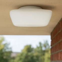 Plafoniere Da Esterno-Linea Light mywhite q plafoniera da esterno led 16w 3000k quadrata bianca ip65