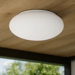 Plafoniere Da Esterno-Linea Light oh! smash s65 plafoniera led da esterno 38 cm sfera bianca ip65