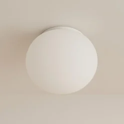 Plafoniere Da Esterno-Linea Light oh! smash s65 plafoniera led da esterno sfera bianca led 7w 3000k ip65