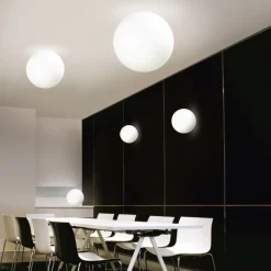Plafoniere Da Esterno-Linea Light oh! s65 plafoniera per esterno sfera bianca ip65