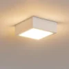 Plafoniere Moderne-Linea Light plafoniera bianca box sq quadrata led 7w 3000k
