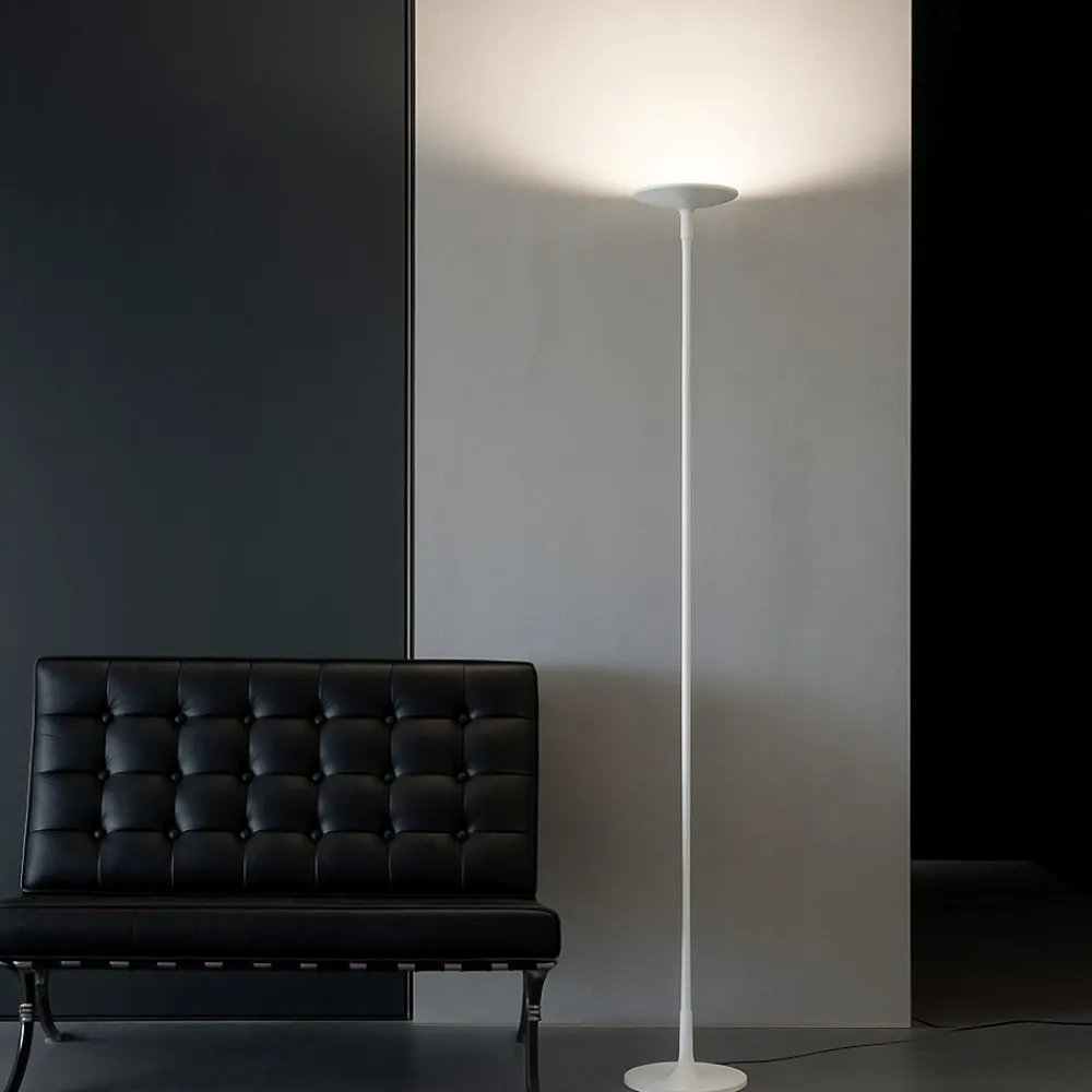 Lampade Da Terra-Linea Light poe piantana led 25w 3000k moderna bianca