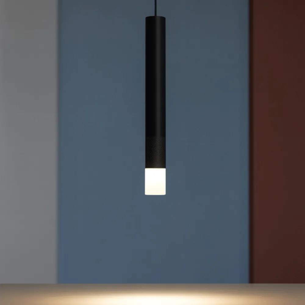 Lampade A Sospensione-Linea Light puccini lampada a sospensione nera led 2w 3000k