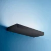 Applique Da Parete-Linea Light regolo applique moderna led 24w 3000k marrone