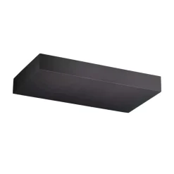 Applique Da Parete-Linea Light regolo applique moderna led 24w 3000k marrone