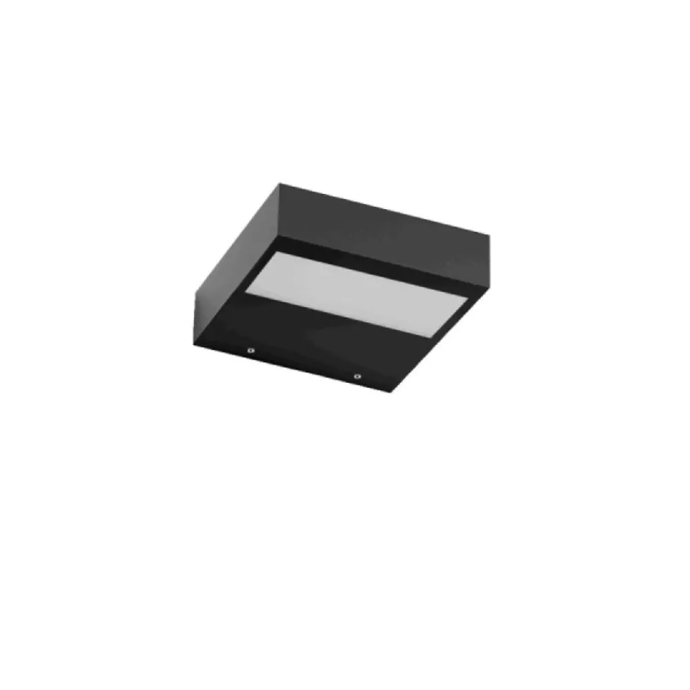 Applique Da Parete-Linea Light regolo applique nera led 3000k doppia emissione