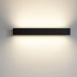 Applique Da Parete-Linea Light satori applique led 3000k nera 86cm