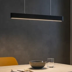 Lampadari Moderni-Linea Light satori lampadario moderno led 3000k nero