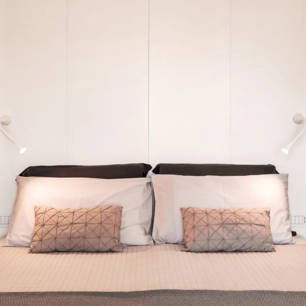 Applique Camera Da Letto-Linea Light snake w1 applique led 2w 3000k bianco orientabile