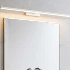 Applique Da Bagno-Linea Light straight applique specchio da bagno 82cm led 2700k