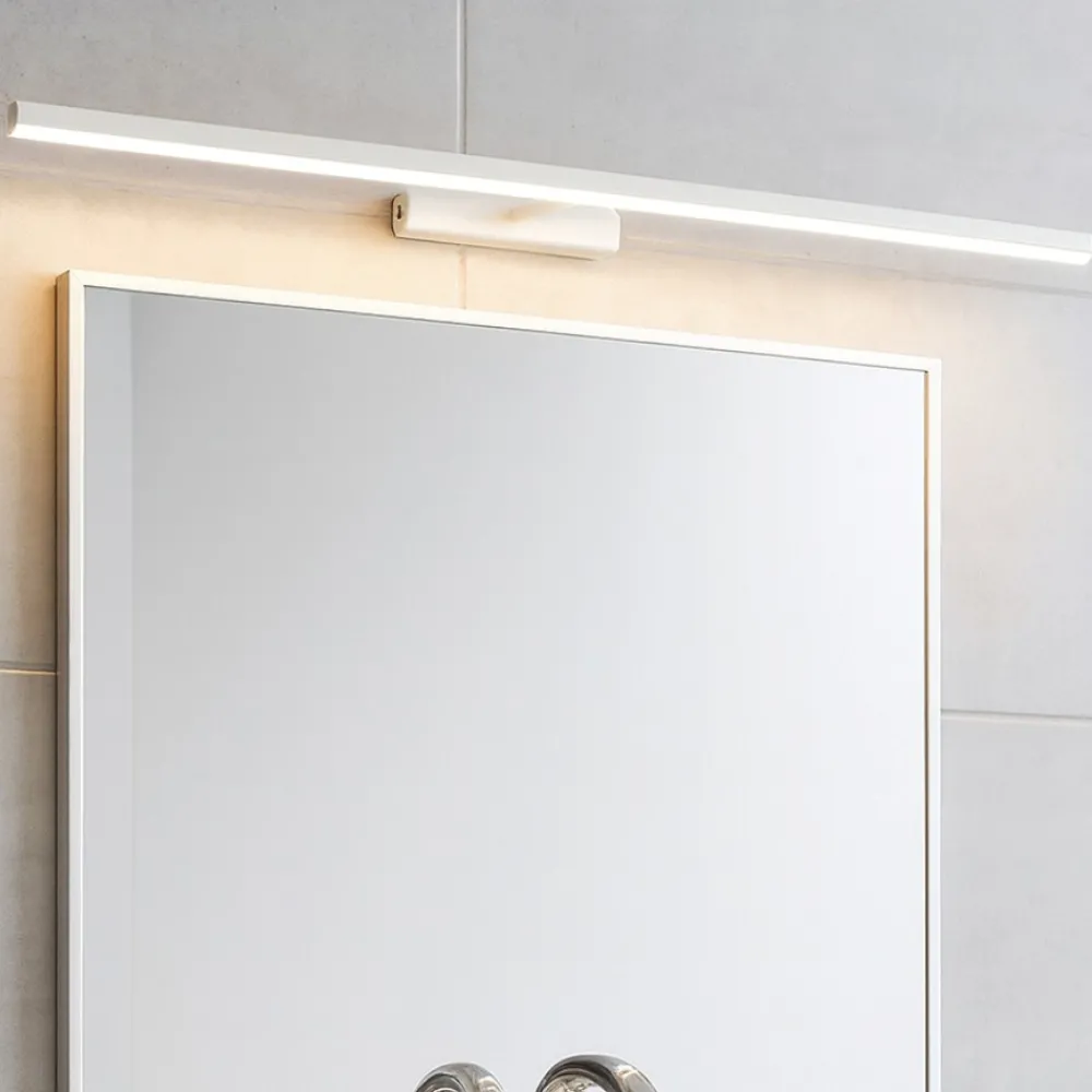 Applique Da Bagno-Linea Light straight applique specchio da bagno 82cm led 2700k