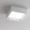 Plafoniere Moderne-Linea Light tara mini plafoniera bianca led 3000k quadrata