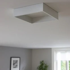 Plafoniere Moderne-Linea Light tara q plafoniera led 21w 3000k quadrata bianca