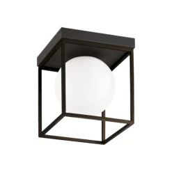 Plafoniere Moderne-Ideal Lux Lingotto pl1 plafoniera nero