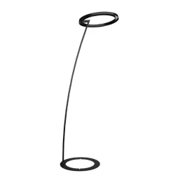 Lampade Da Esterno Giardino-Linea Light Lira piantana per esterno nera led 3000k ip65