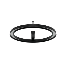 Plafoniere Da Esterno-Linea Light Lira plafoniera per esterno nera ip65 led 3000k