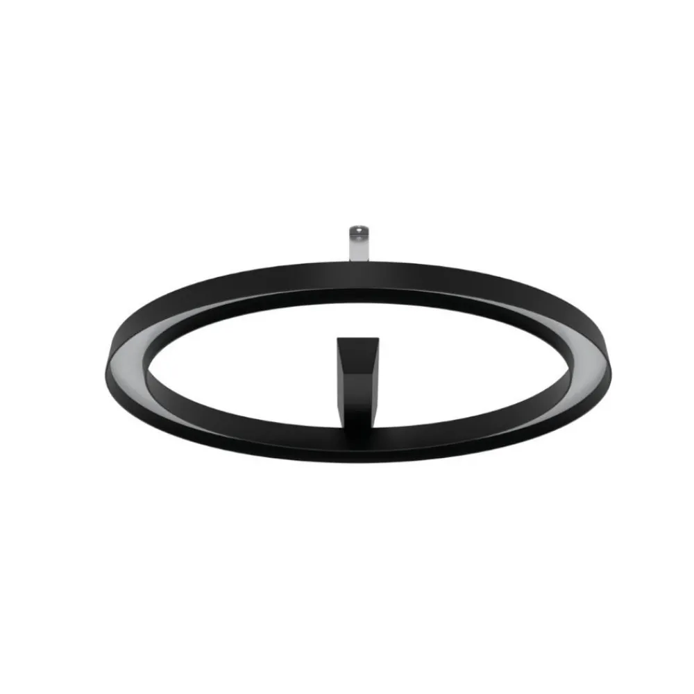 Plafoniere Da Esterno-Linea Light Lira plafoniera per esterno nera ip65 led 3000k