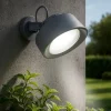 Faretti Da Esterno-Ideal Lux Litio ap1 faretto per esterno orientabile ip66 grigio
