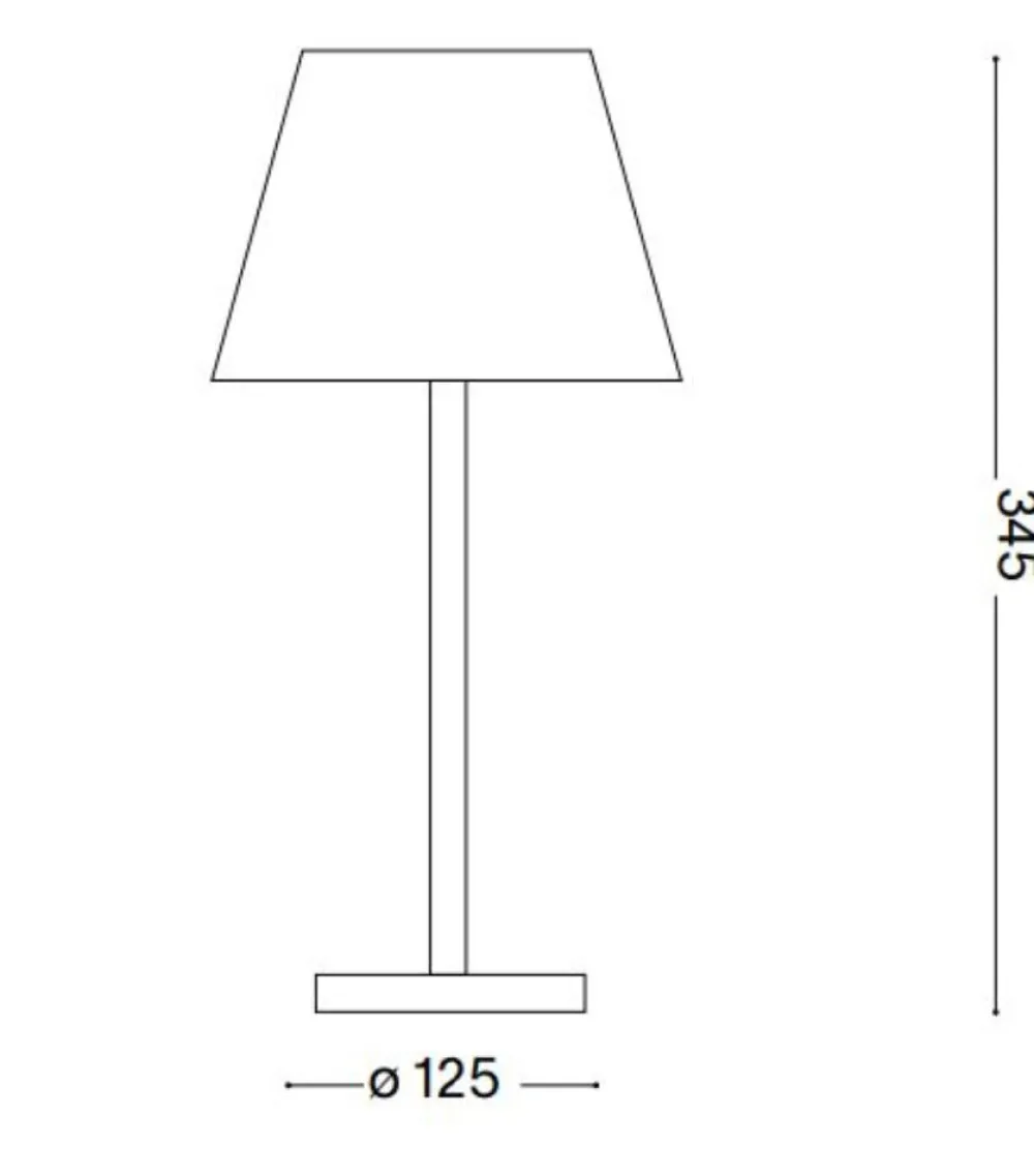 Lampade Da Tavolino Esterno-Ideal Lux Lolita tl lampada da tavolino per esterno grigio portatile