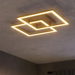 Plafoniere Moderne-Eglo Lomaltas z plafoniera moderna nera led da 2700k a 6500k controllo remoto telecomando app