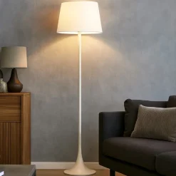 Lampade Da Terra-Ideal Lux London pt1 piantana per salotto bianca