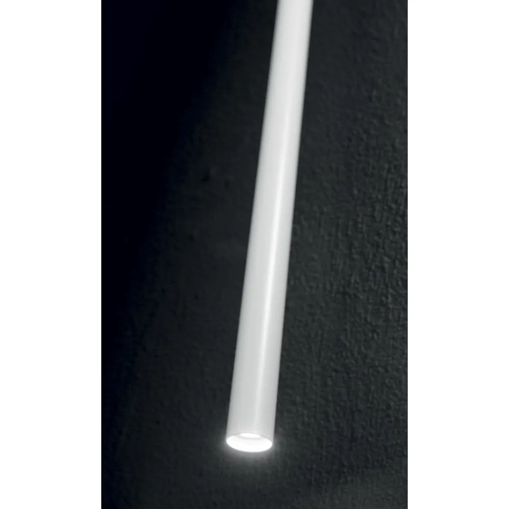 Faretti Da Soffitto-Ideal Lux Look pl1 h75 faretto da soffitto cilindro bianco