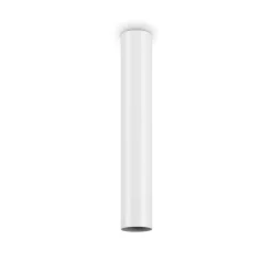 Faretti Da Soffitto-Ideal Lux Look pl1 faretto da soffitto cilindro metallo bianco