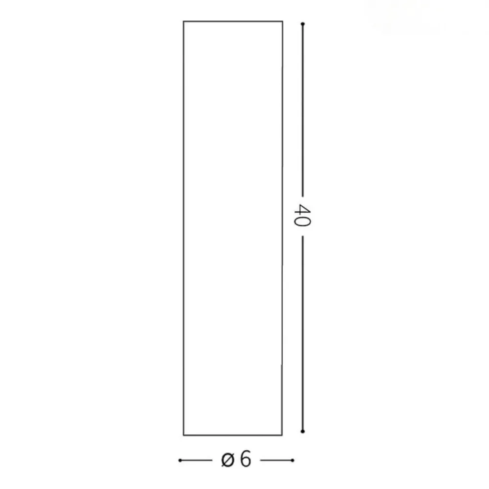 Faretti Da Soffitto-Ideal Lux Look pl1 faretto da soffitto cilindro metallo bianco