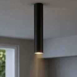 Faretti Da Soffitto-Ideal Lux Look pl1 faretto da soffitto cilindro nero