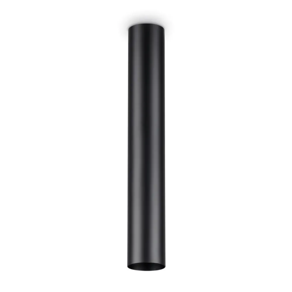 Faretti Da Soffitto-Ideal Lux Look pl1 faretto da soffitto cilindro nero