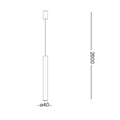 Lampade A Sospensione-Ideal Lux Look sp1 d04 lampada nera a sospensione per isola