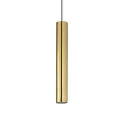 Lampade A Sospensione-Ideal Lux Look sp1 d06 lampada oro dorata sospensione