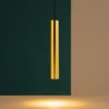 Lampade A Sospensione-Ideal Lux Look sp1 lampada cilindro brunito da comodino