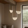 Lampadari Moderni-Ondaluce Lotus 3r nero lampadario moderno vetro nero led