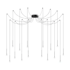 Lampadari Moderni-Ideal Lux Lucciola lampadario led moderno sp16 16w ottone