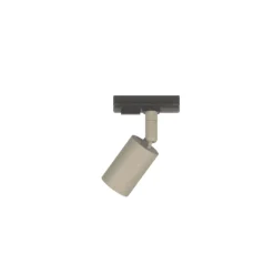 Illuminazione A Binario-Top Light Luci a binario 100cm nero con spot monofase sabbia