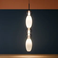 Lampade A Sospensione-Ideal Lux Lumiere-3 sp lampada a sospensione di vetro led 39w 3000k per salotto