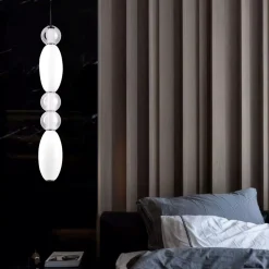 Lampade A Sospensione-Ideal Lux Lumiere-3 sp lampada a sospensione di vetro led 39w 3000k per salotto