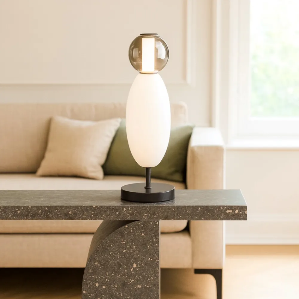 Lampade Da Tavolo-Ideal Lux Lumiere tl lampada da tavolo per soggiorno led 18w 3000k touch dimmer
