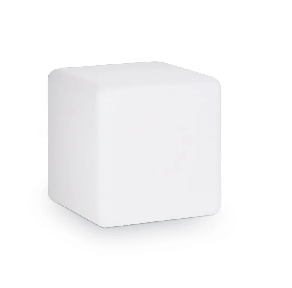 Lampade Da Esterno Giardino-Ideal Lux Luna pt1 d40 lampada cubo luminoso per esterno ip44