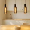 Lampadari Cucina-Eglo Maione lampadario cucina design moderno colore nero