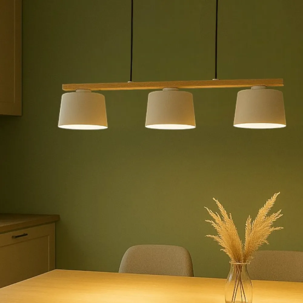 Lampadari Cucina-Eglo Mariel lampadario da cucina moderna colore grigio 3 luci